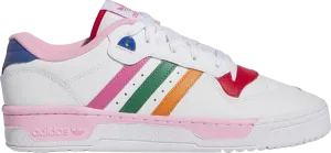Adidas Originals RIVALRY W SHOES White And Pink ID9762 - 6.5