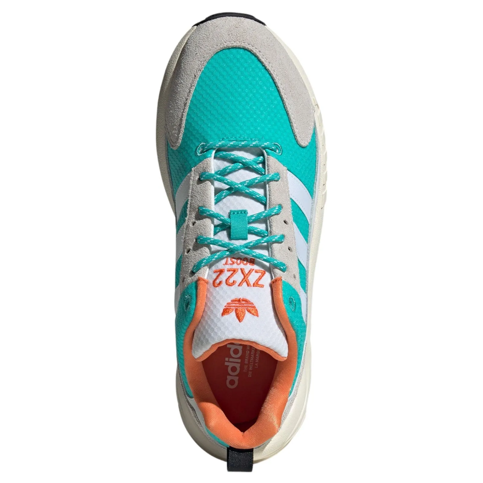 adidas Originals ZX 22 BOOST Shoes - Cloud White / Semi Mint Rush