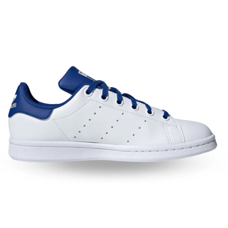 adidas Stan Smith J 'White Royal Blue' - Boys Grade School
