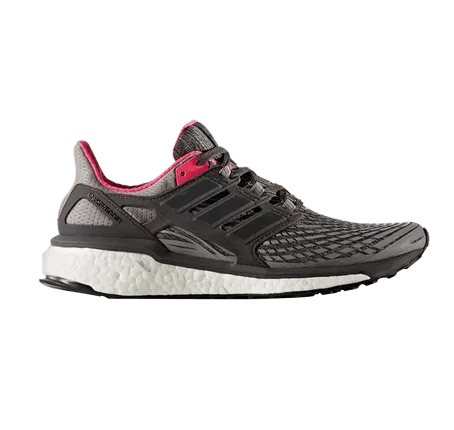 Adidas Women's Energy Boost Shoes - Gray / Pink