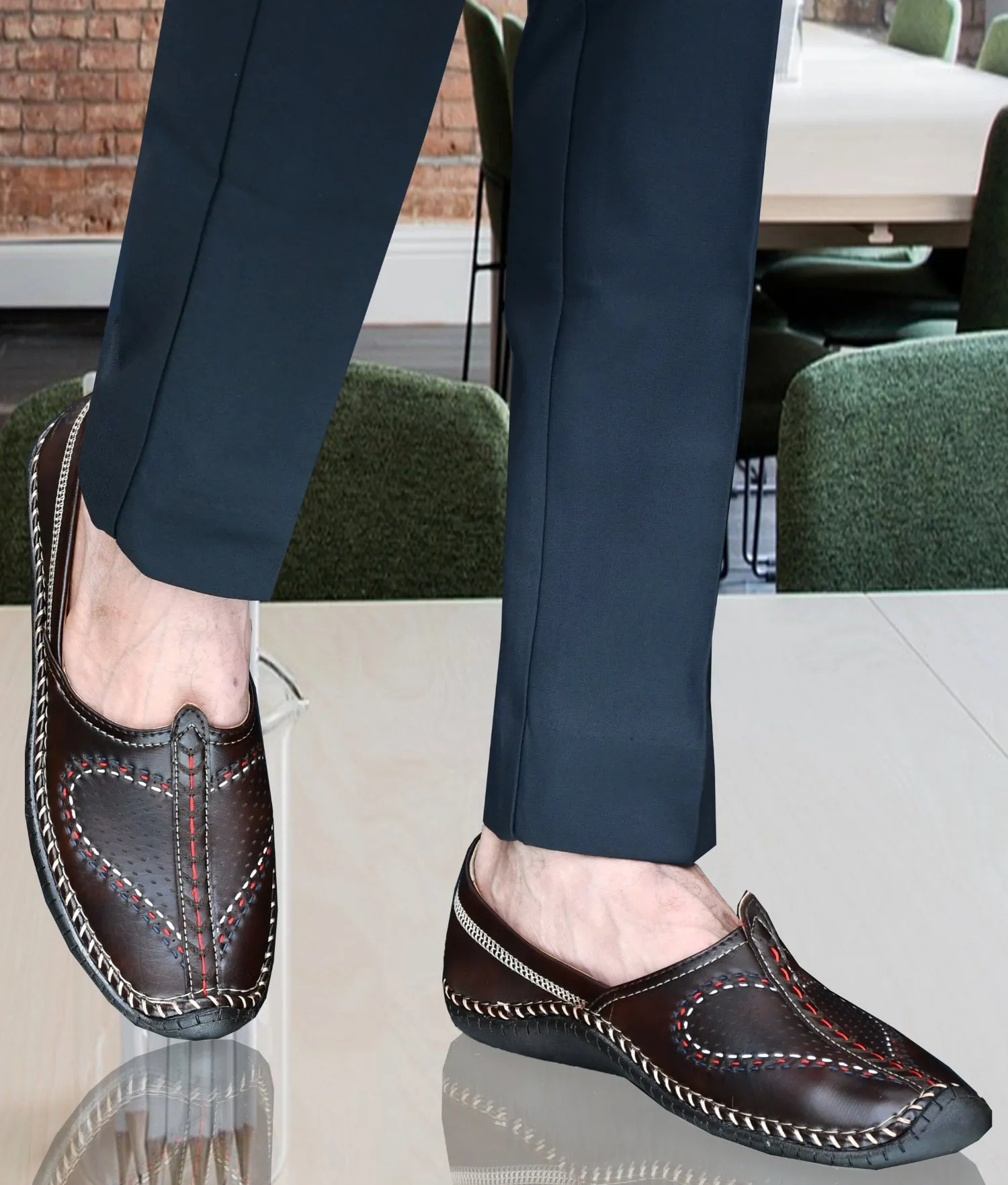 Big Boon Men's Stylish Casual Ethnic Wedding Shoes