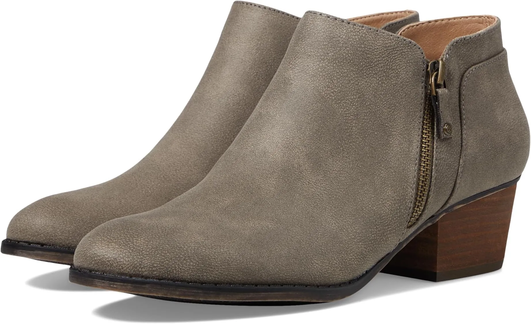 Blake Zip LifeStride Ankle Boots, Ash