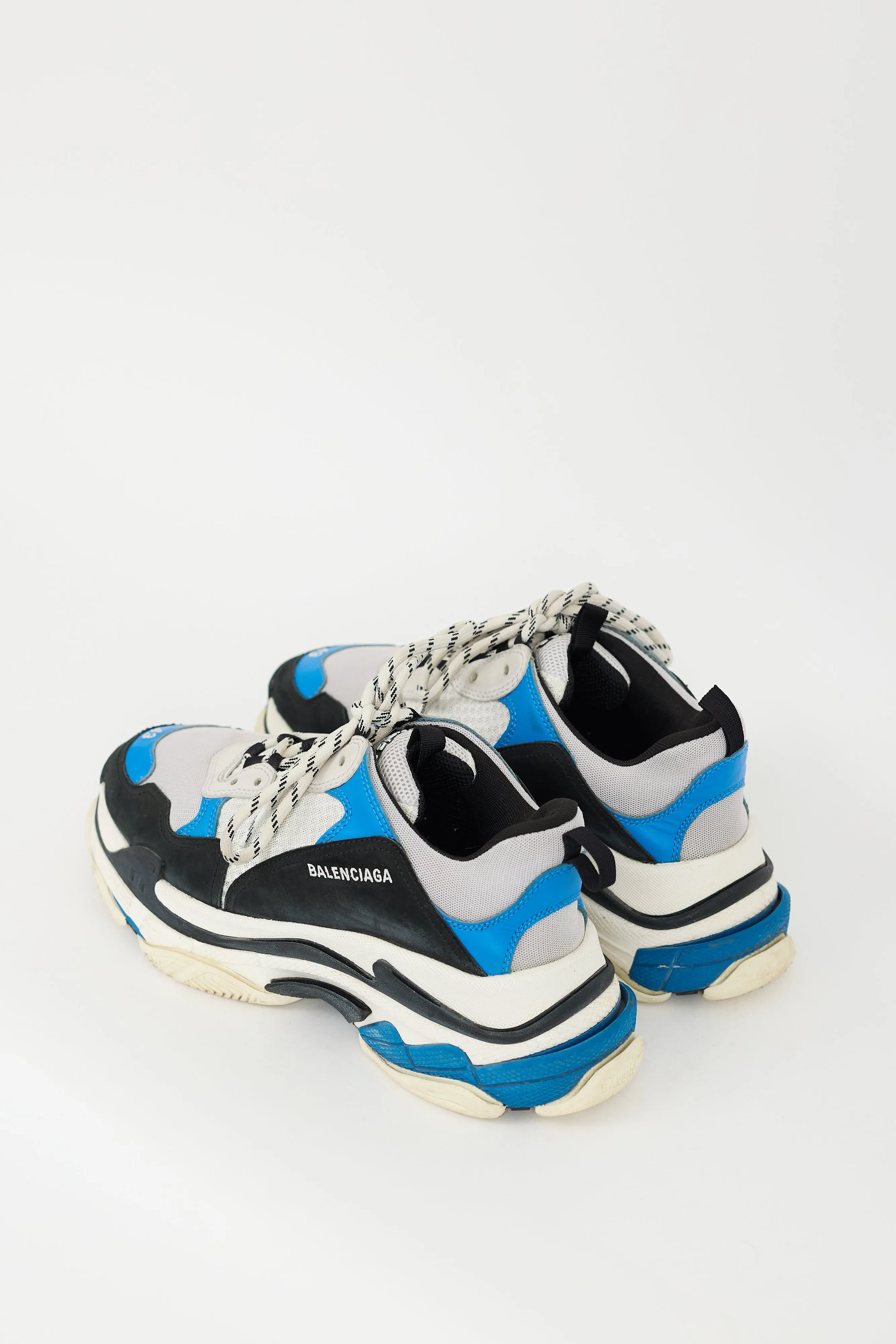 Blue & Multicolour Triple S Sneaker