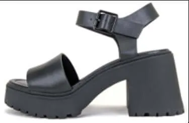 BOOMER-S Platform Ankle Strap Heel Sandals