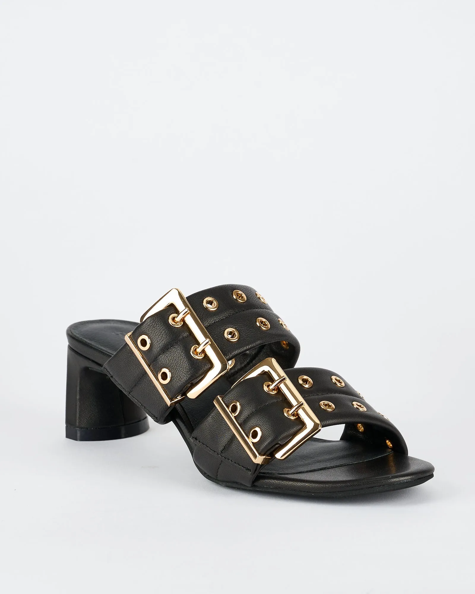 Bowery Heel Black/Gold