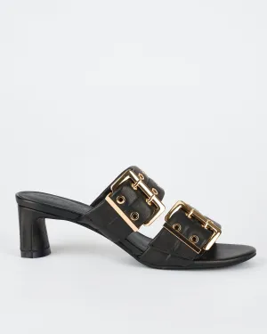 Bowery Heel Black/Gold