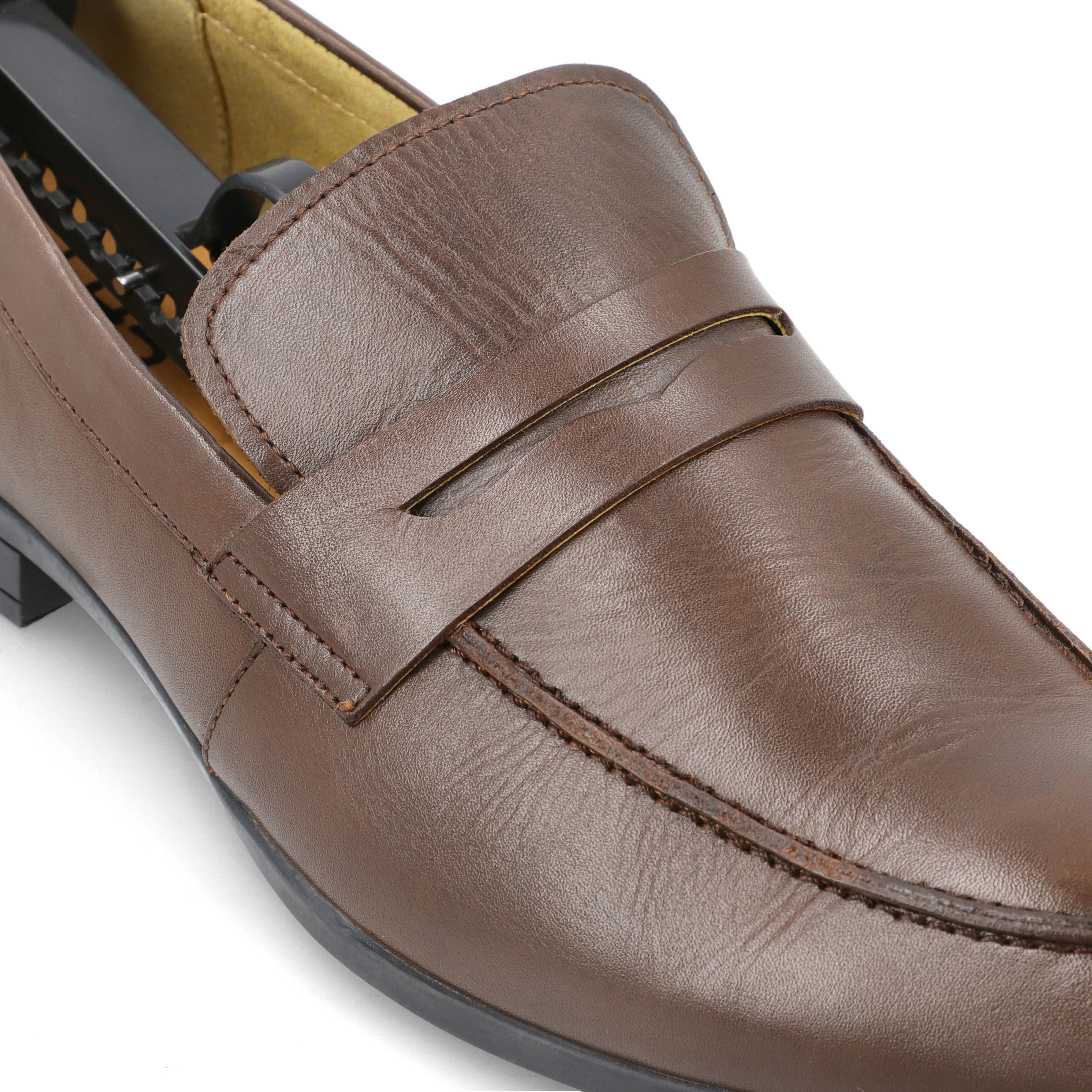 Brown Penny Loafers - Brown