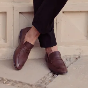 Brown Penny Loafers - Brown