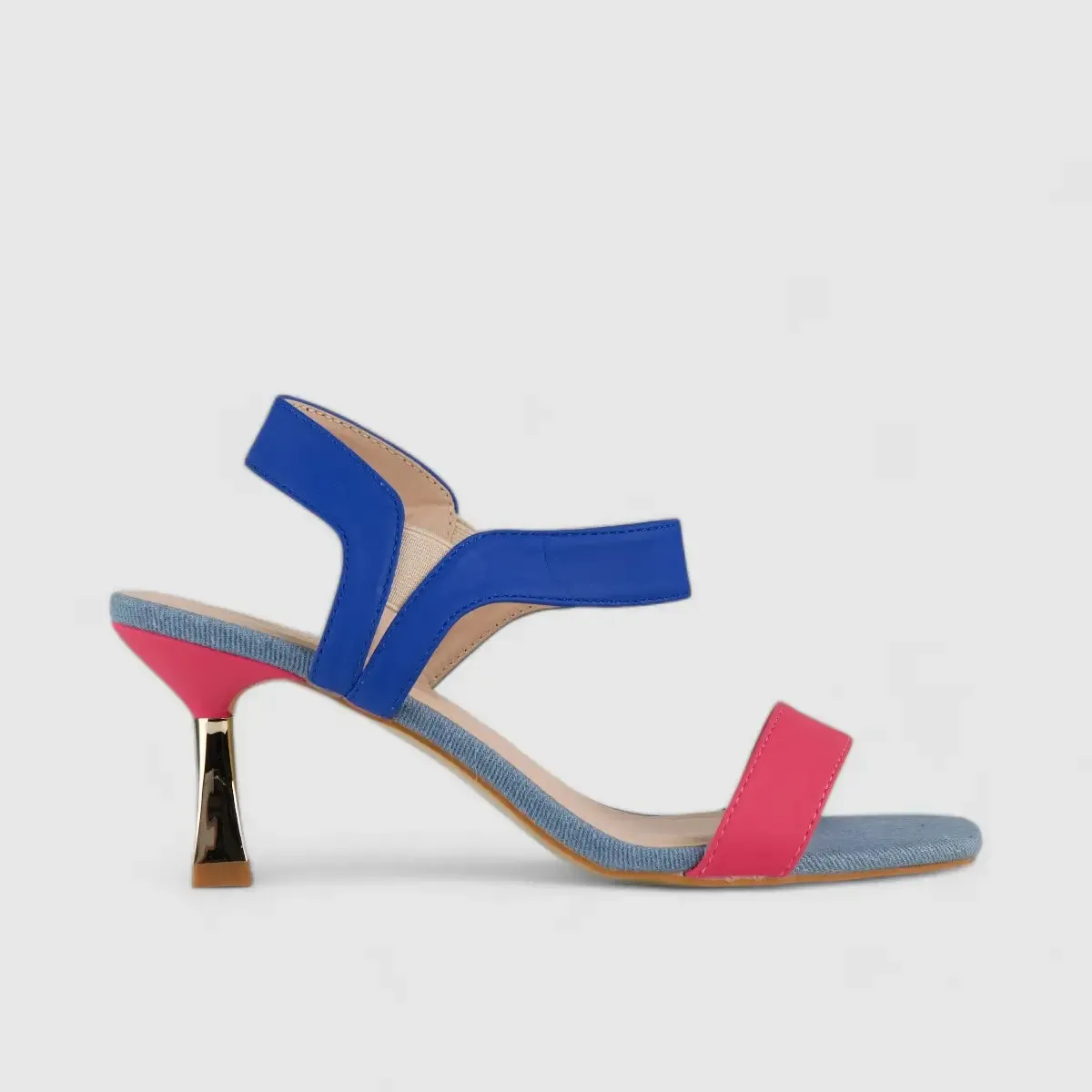 Bulbul Heel Sandal Multi Pink HAR023