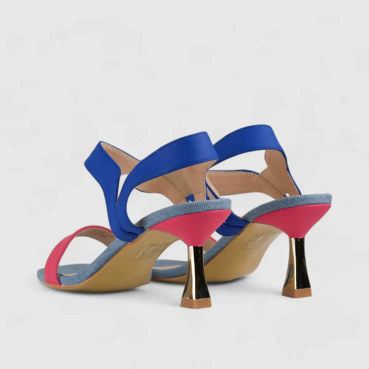 Bulbul Heel Sandal Multi Pink HAR023