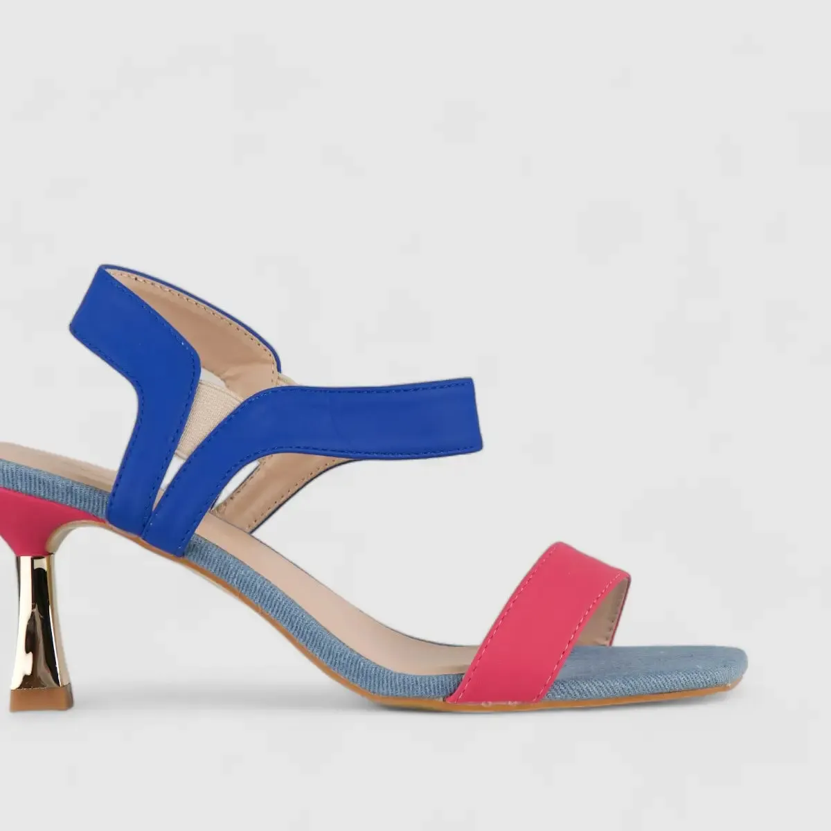 Bulbul Heel Sandal Multi Pink HAR023