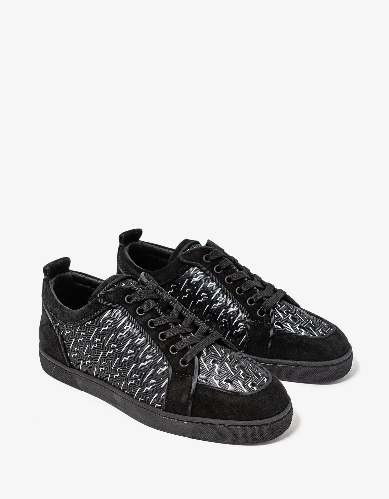 Christian Louboutin Rantulow Black Techno CL Trainers -