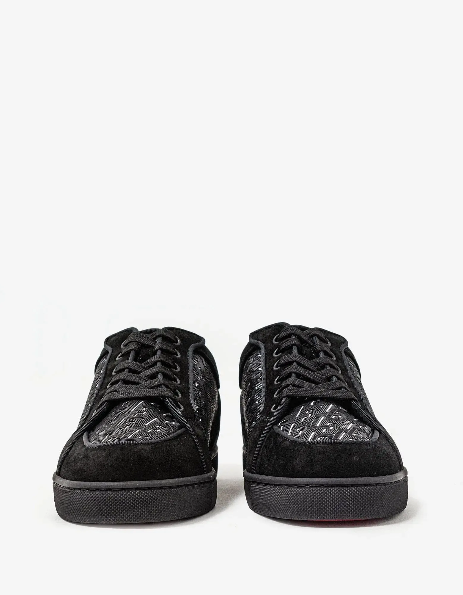 Christian Louboutin Rantulow Black Techno CL Trainers -