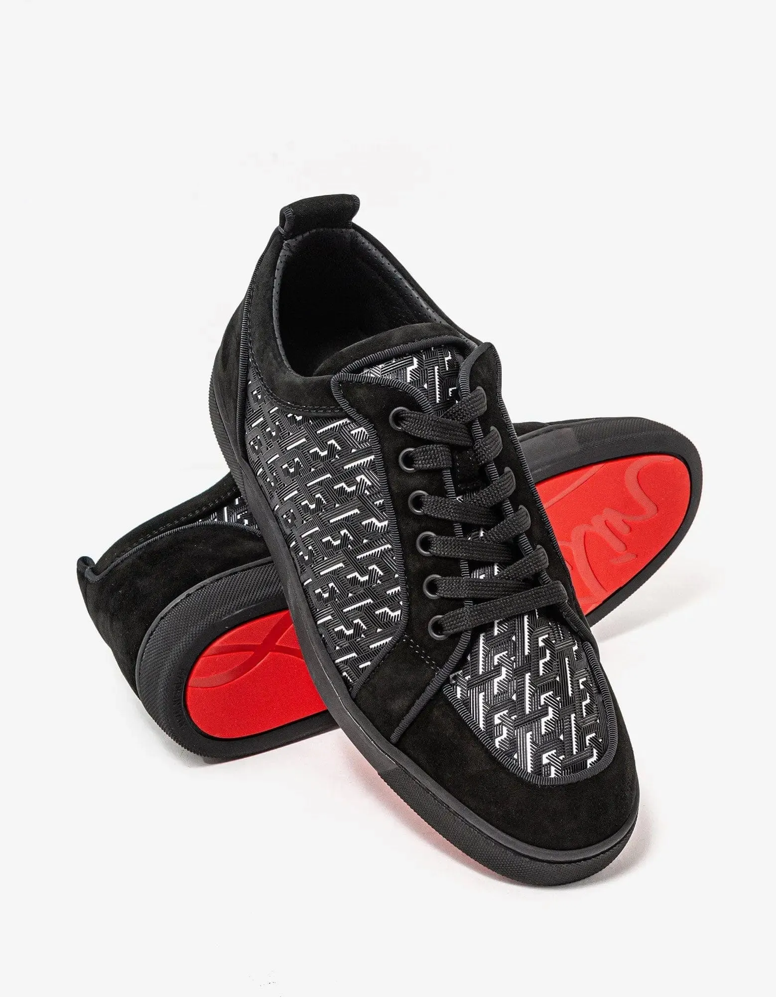 Christian Louboutin Rantulow Black Techno CL Trainers