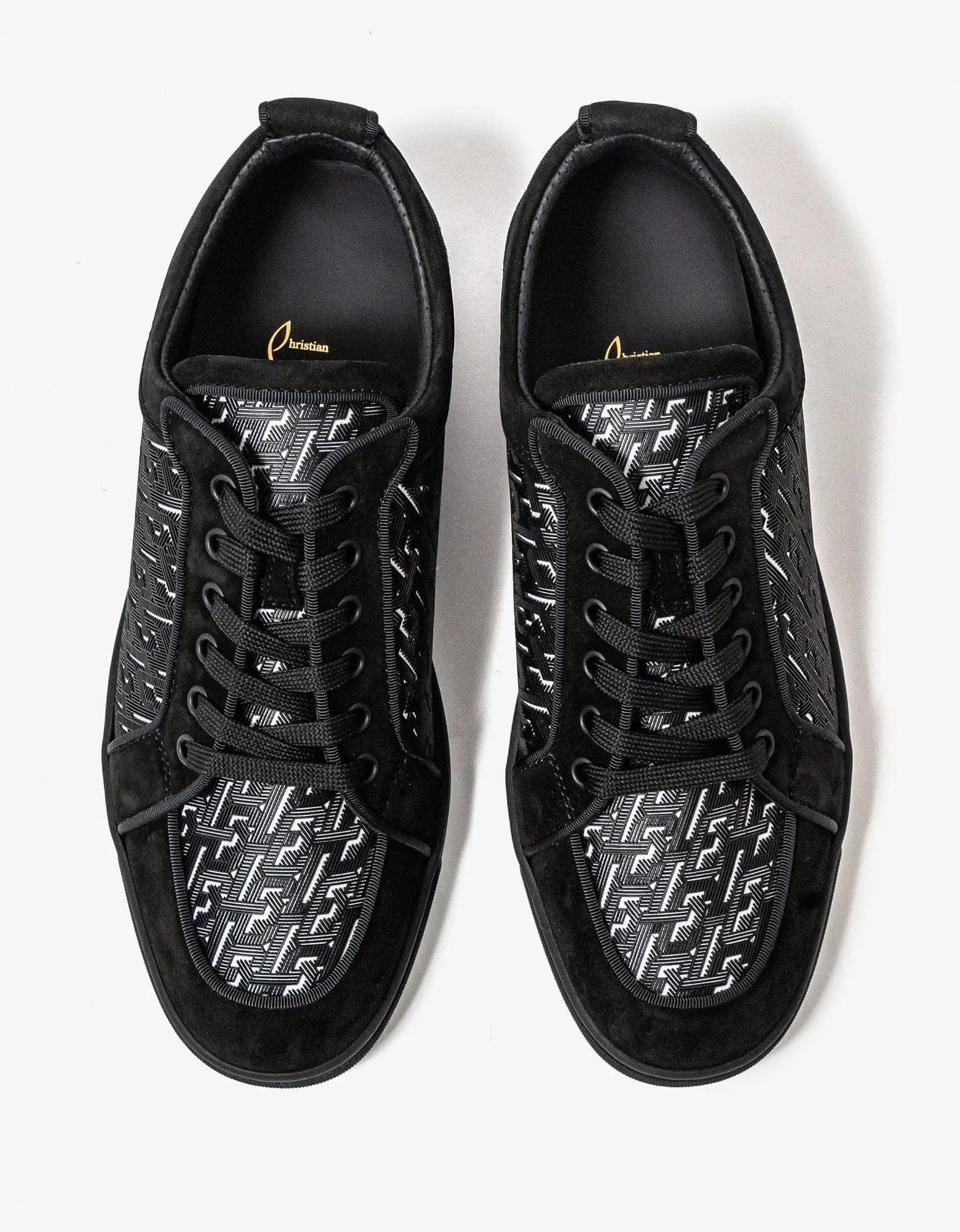 Christian Louboutin Rantulow Black Techno CL Trainers