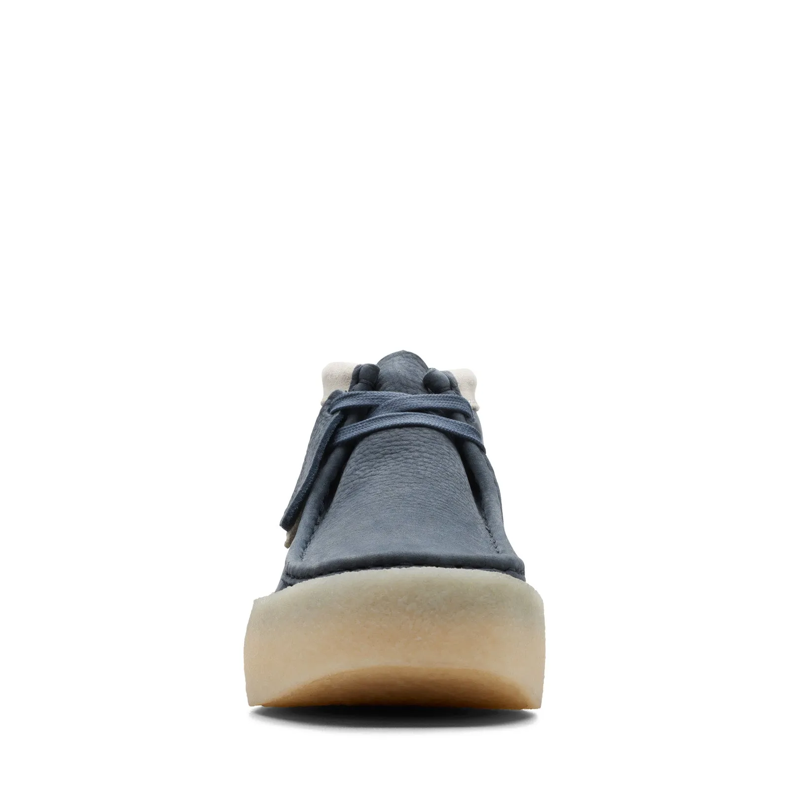 Clarks Originals Wallabee Cup Boots Men's Navy Blue Nubuck 26171091