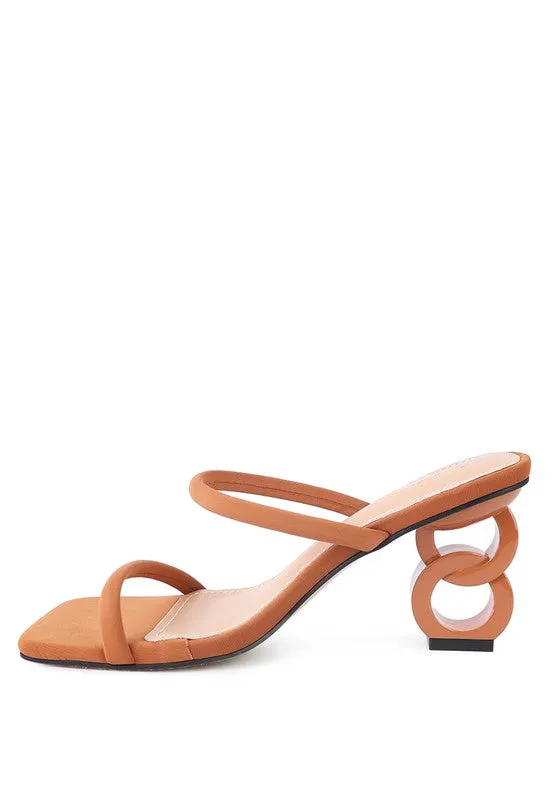Downtown Heel Slide Double Strap Sandals