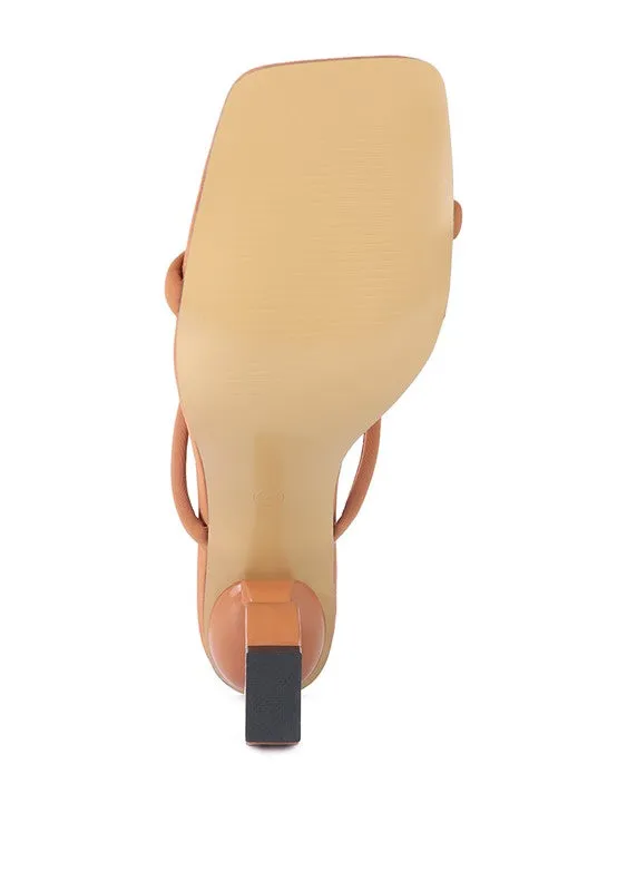 Downtown Heel Slide Double Strap Sandals