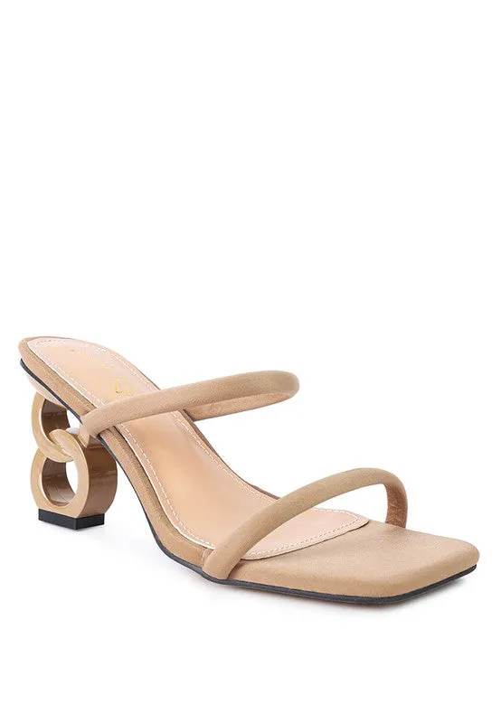 Downtown Heel Slide Double Strap Sandals