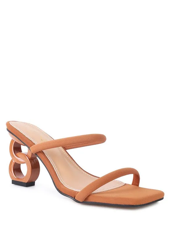 Downtown Heel Slide Double Strap Sandals