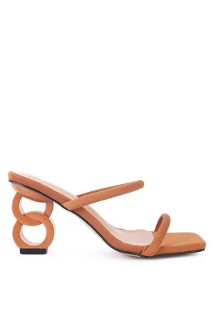 Downtown Heel Slide Double Strap Sandals