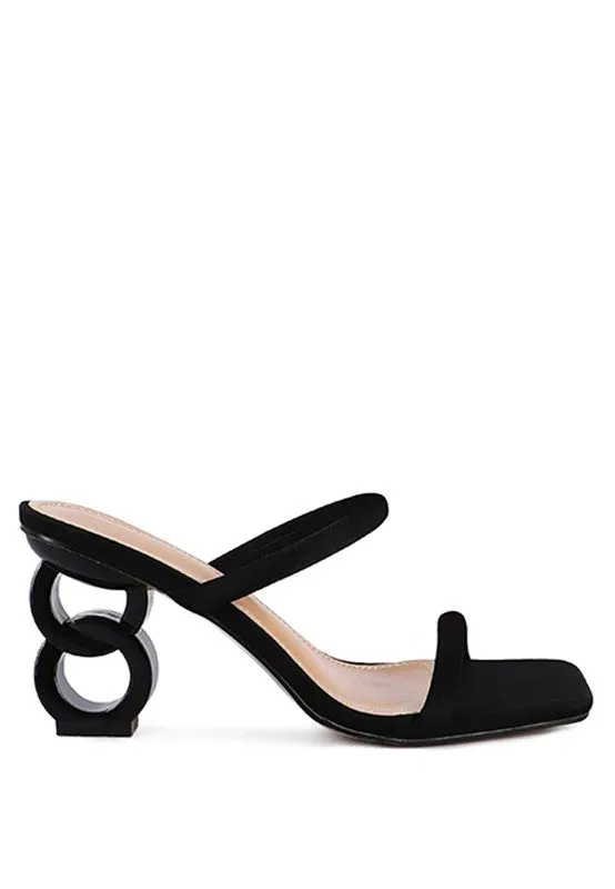 Downtown Heel Slide Double Strap Sandals
