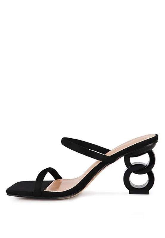 Downtown Heel Slide Double Strap Sandals