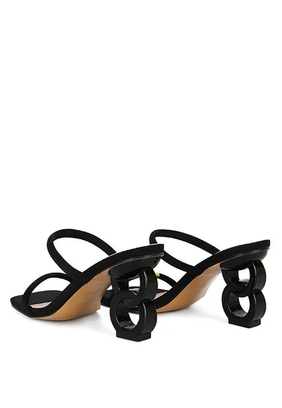 Downtown Heel Slide Double Strap Sandals