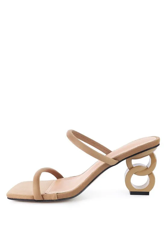 Downtown Heel Slide Double Strap Sandals