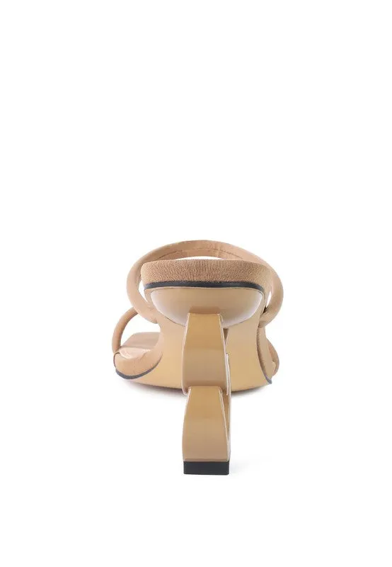 Downtown Heel Slide Double Strap Sandals
