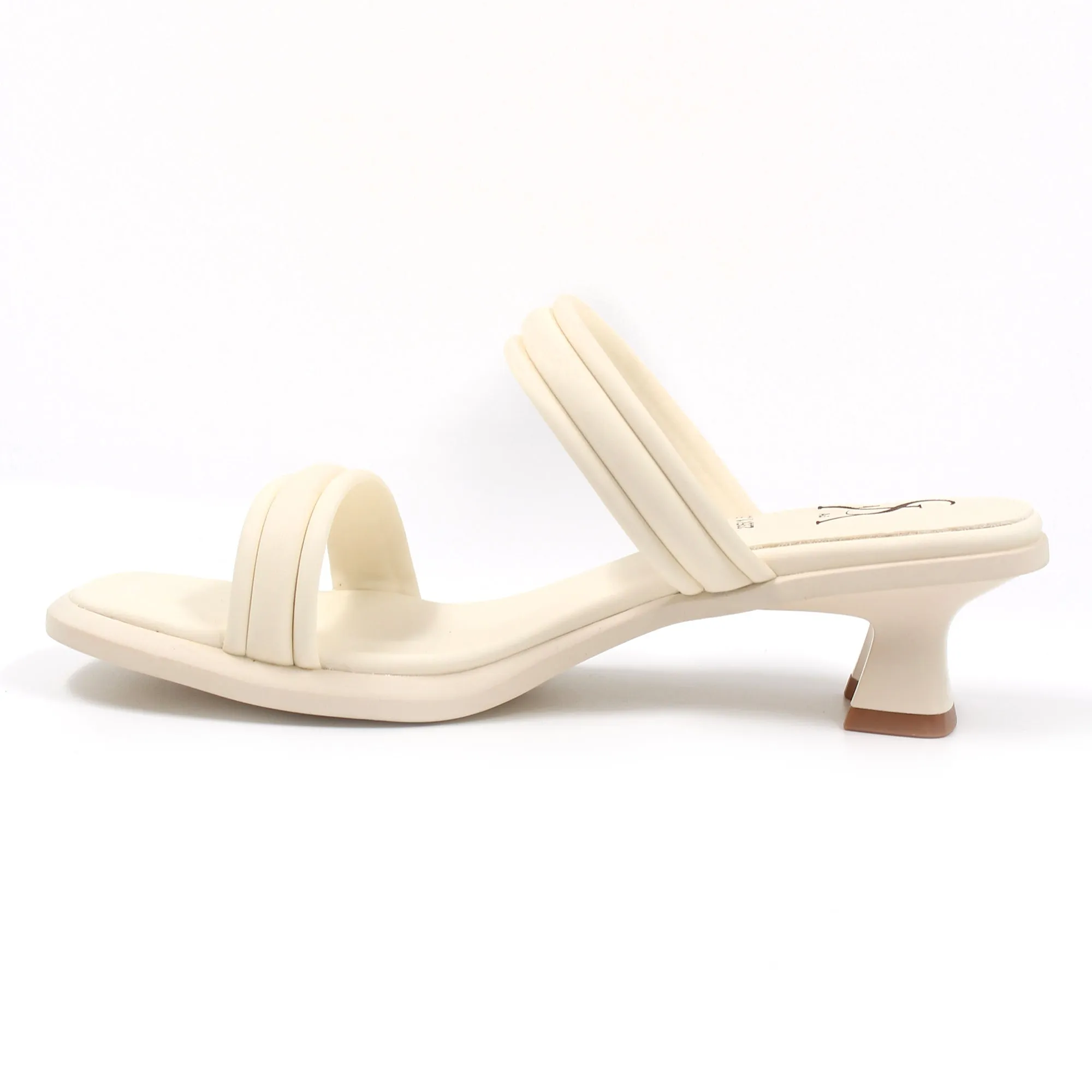 Dual Strap Kitten Heels