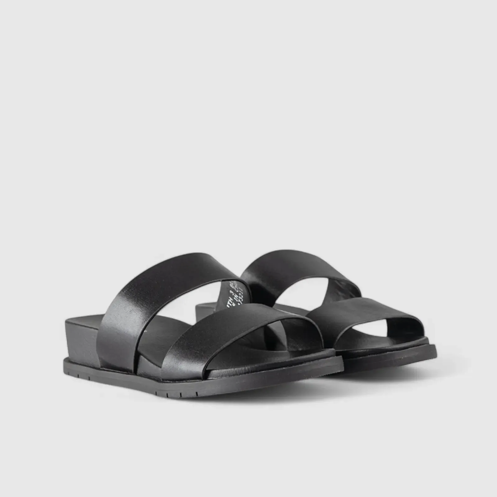 Edith Comfort Slide Sandals Black 01374