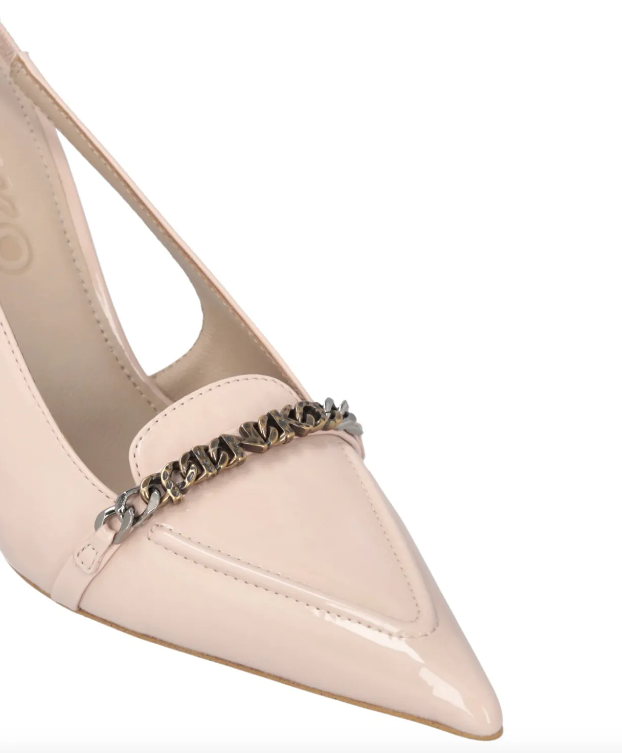 Elsa 7 Slingback with Curb Chain