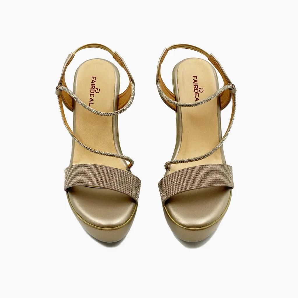 Embellished Strap High Heel Sandals