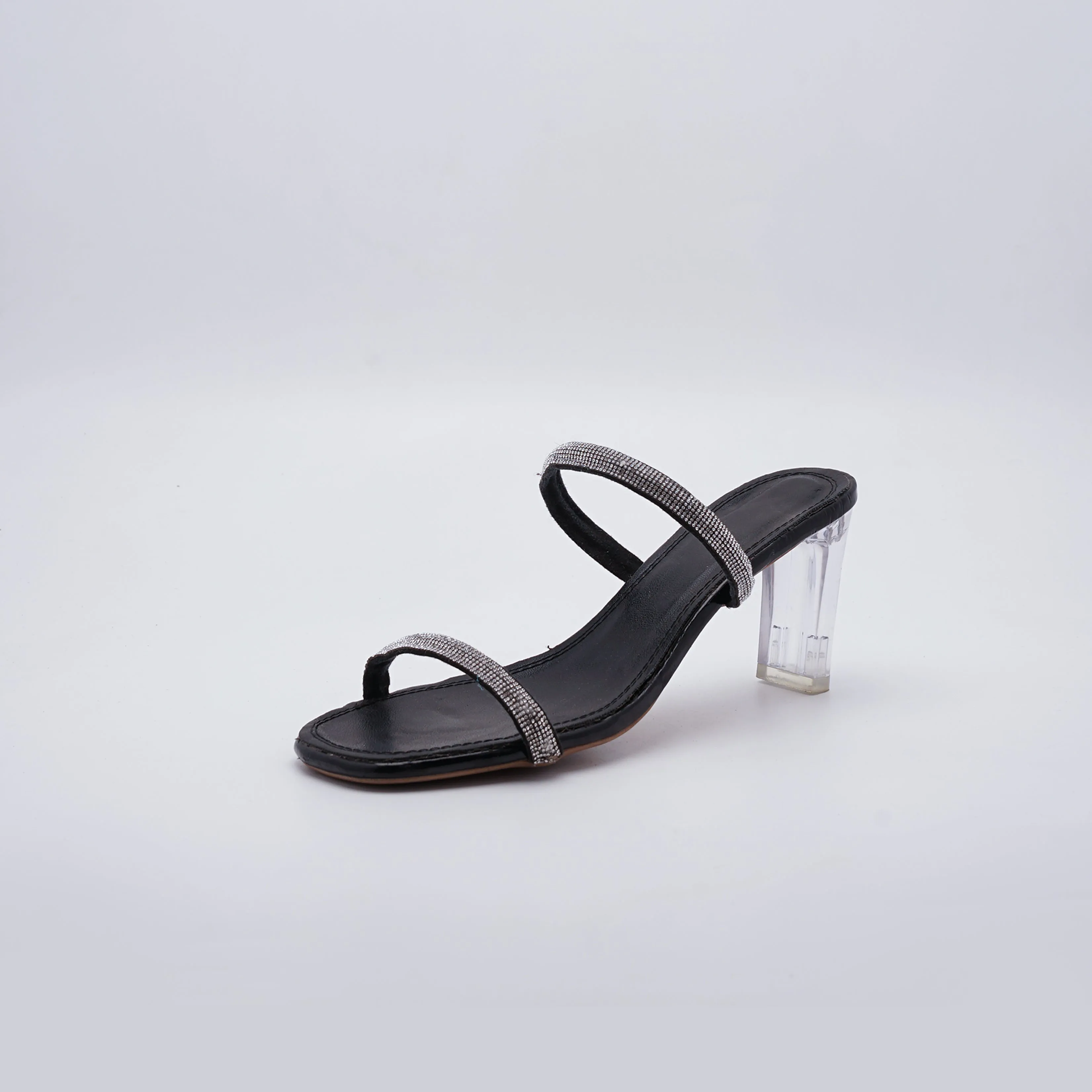 Europian Premium Transparent Squared heel