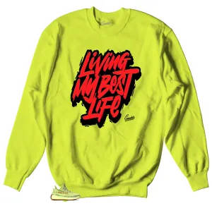 Frozen Yellow Living Life Sweater