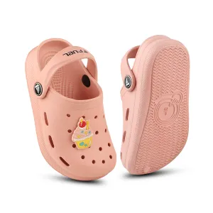 FUEL Hooper Clogs Slipper for 4-10 Years Boys/Girls (PEACH)