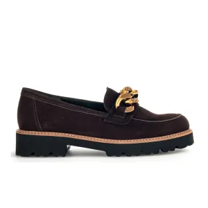 Gabor 35240-18 Loafer (Women) - Chocolate Samtchevreau