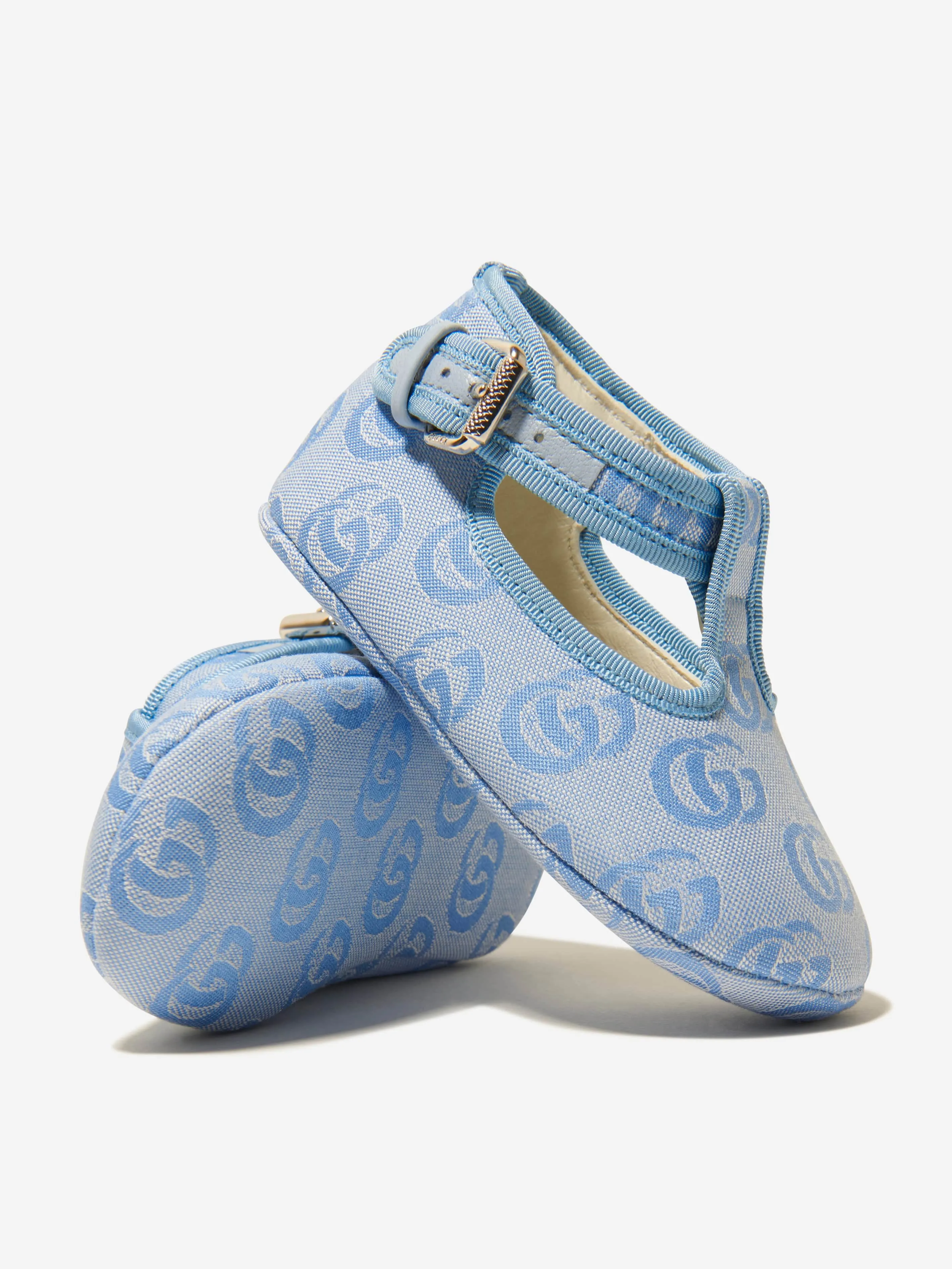Gucci Baby Unisex GG Jacquard Shoes