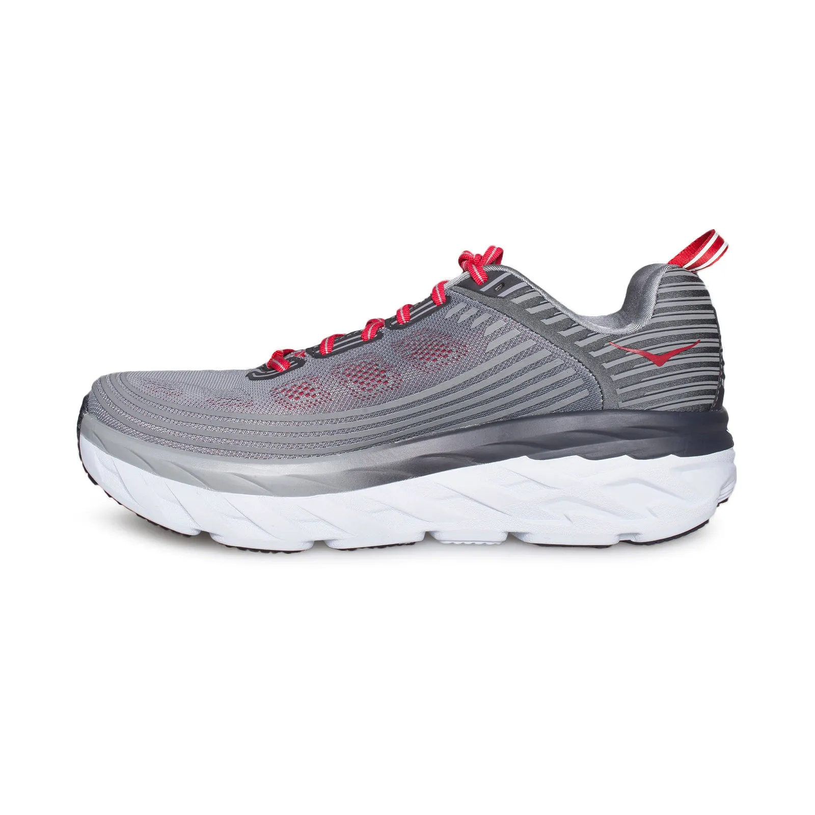 HOKA ONE ONE Bondi 6 Alloy / Steel Gray Running Shoes - Men's