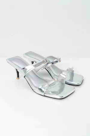 Jolene Heels In Silver