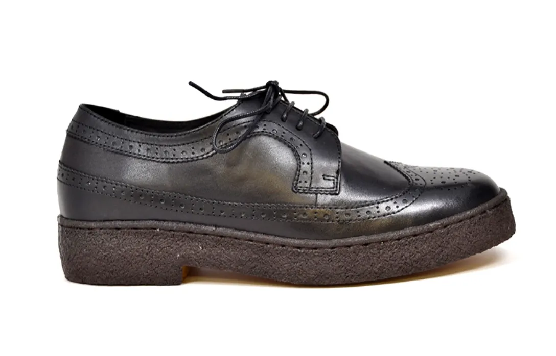 Original Playboy Wingtips Lowcut Leather Shoes by The British Collection