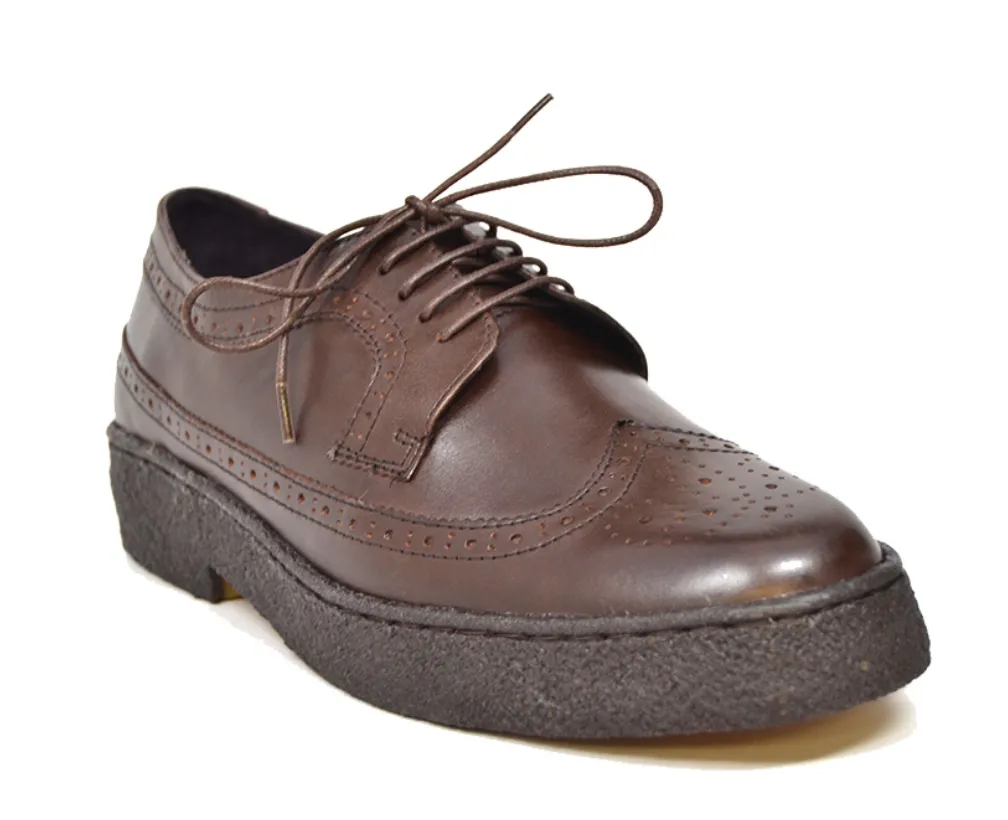 Original Playboy Wingtips Lowcut Leather Shoes by The British Collection