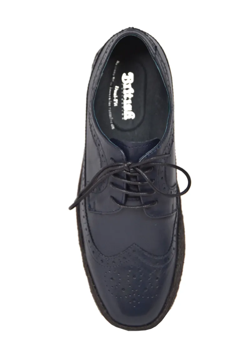 Original Playboy Wingtips Lowcut Leather Shoes by The British Collection