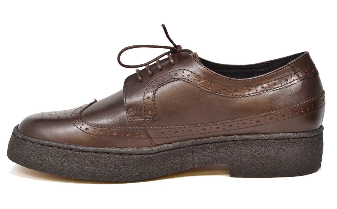 Original Playboy Wingtips Lowcut Leather Shoes by The British Collection
