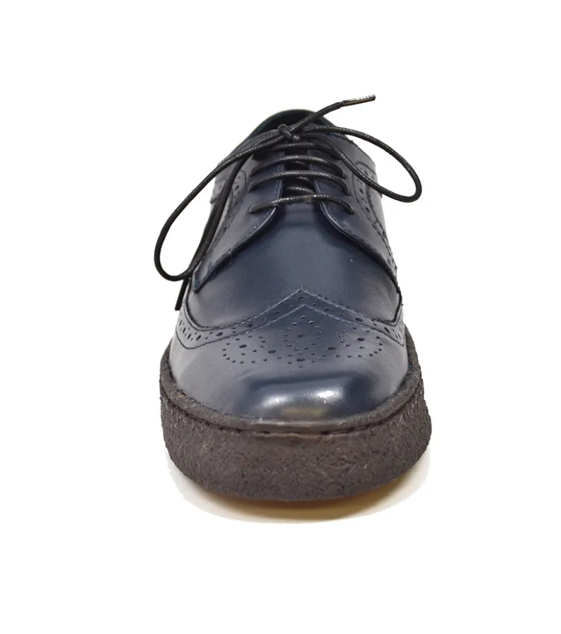 Original Playboy Wingtips Lowcut Leather Shoes by The British Collection
