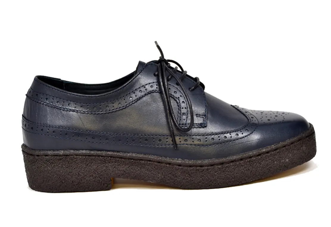 Original Playboy Wingtips Lowcut Leather Shoes by The British Collection