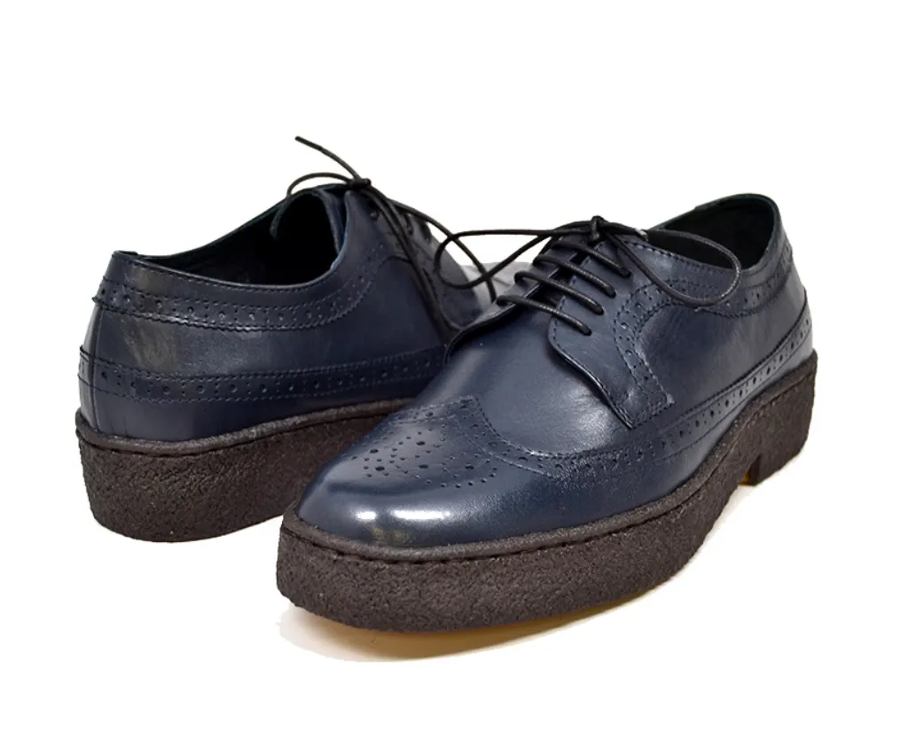 Original Playboy Wingtips Lowcut Leather Shoes by The British Collection