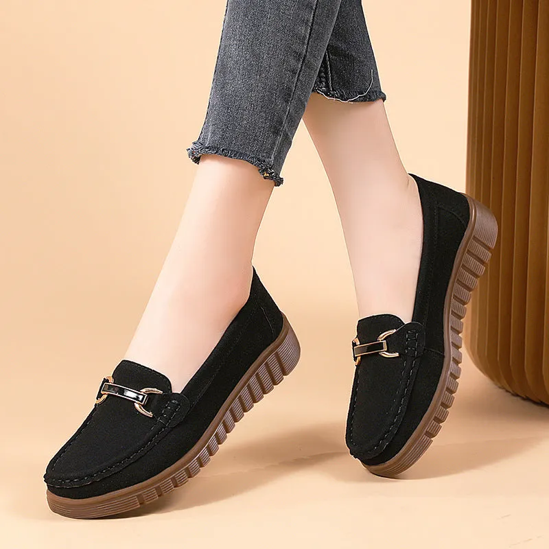 Owlkay Stride Harmony Fashionable Comfortable Versatile Flat Shoes