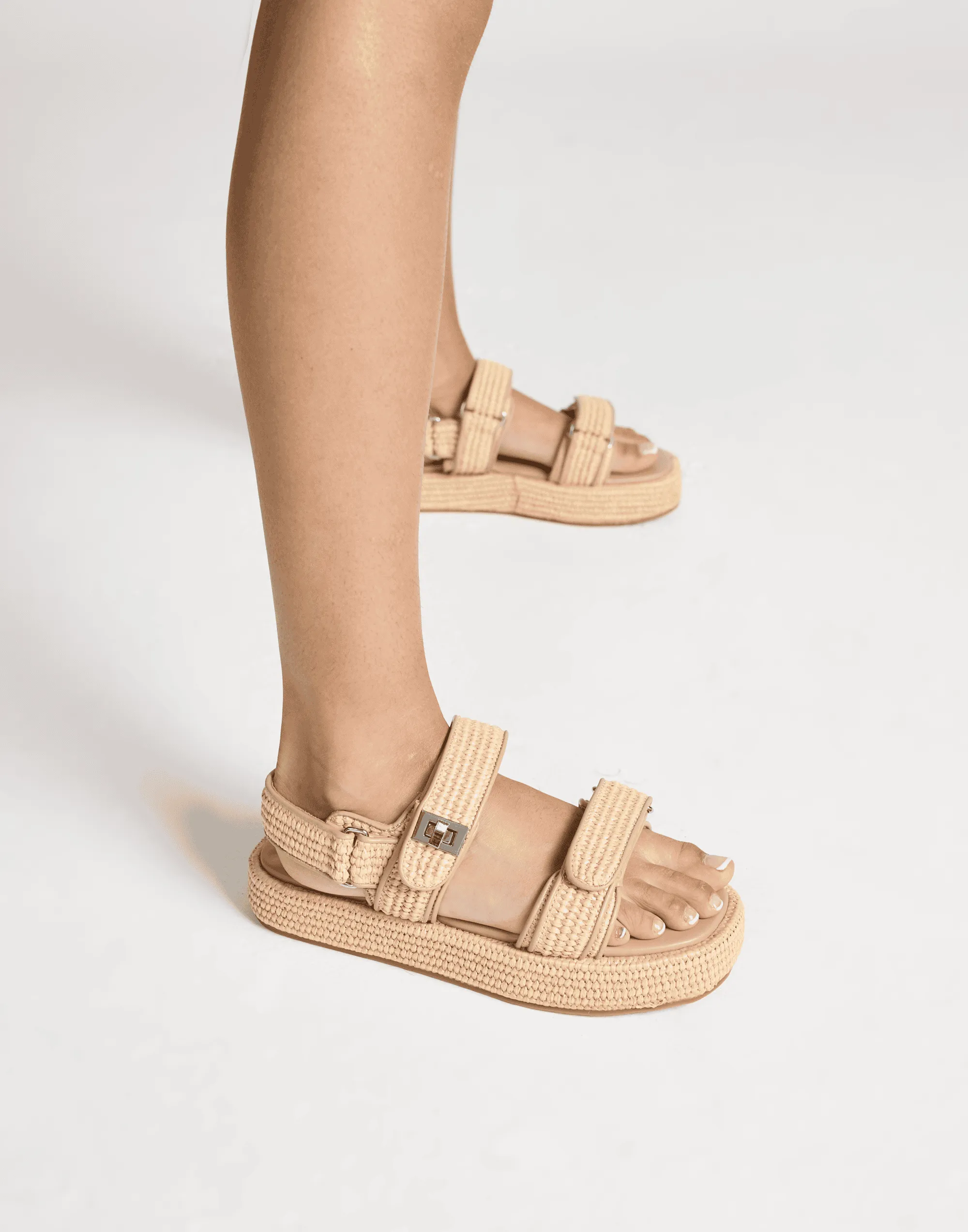 Revive Sandals (Natural Raffia) - By Therapy